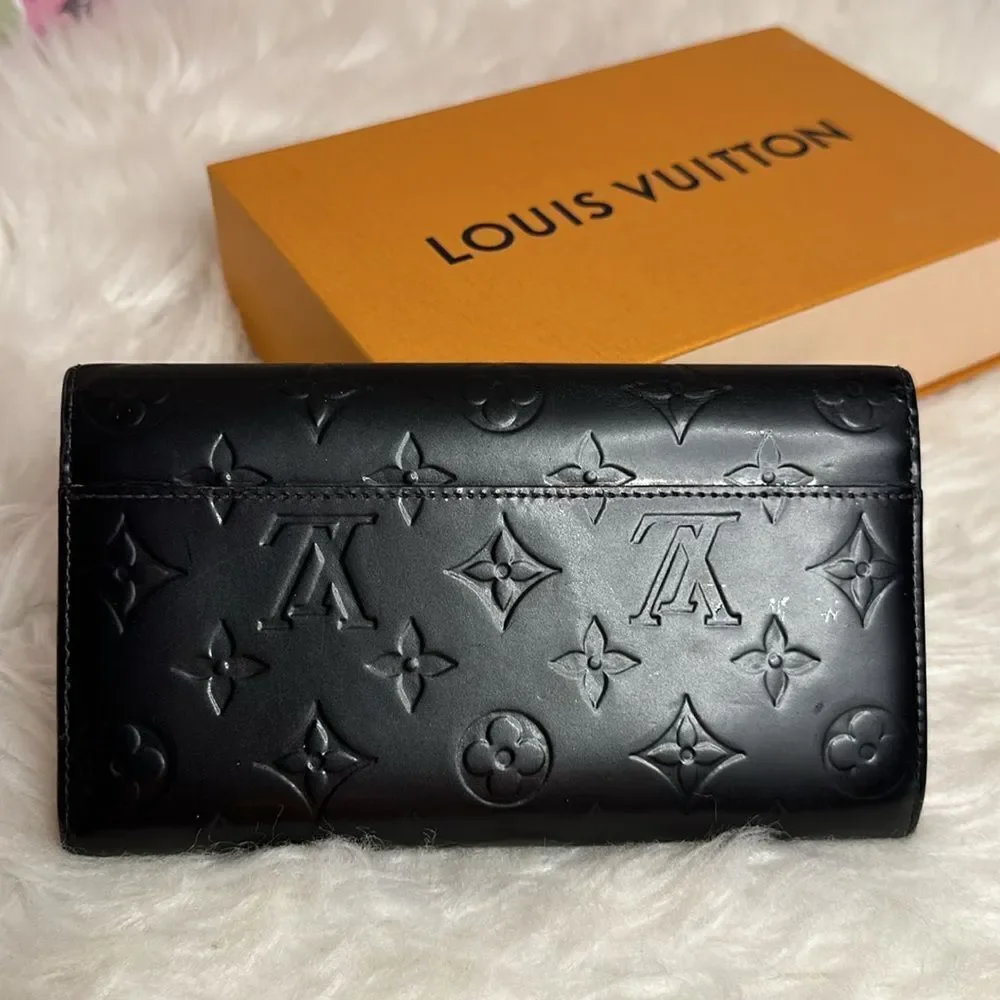 💯Authentic Louis Vuitton Vernis Impriente Long Wallet🍀